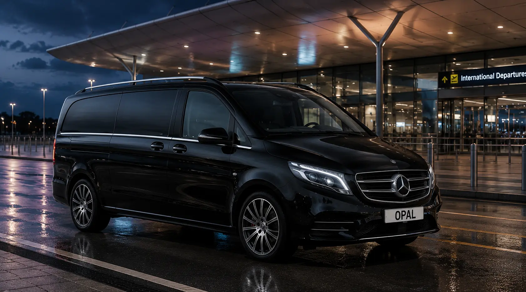 Mercedes-Benz V-Class, Valente & Vellfire or similar vehicles.