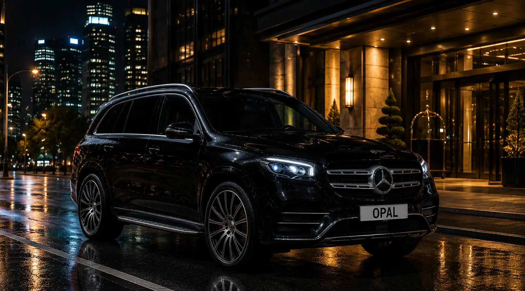 Audi Q7, Mercedes Benz GLE, BMW X5, Merc GL or similar.